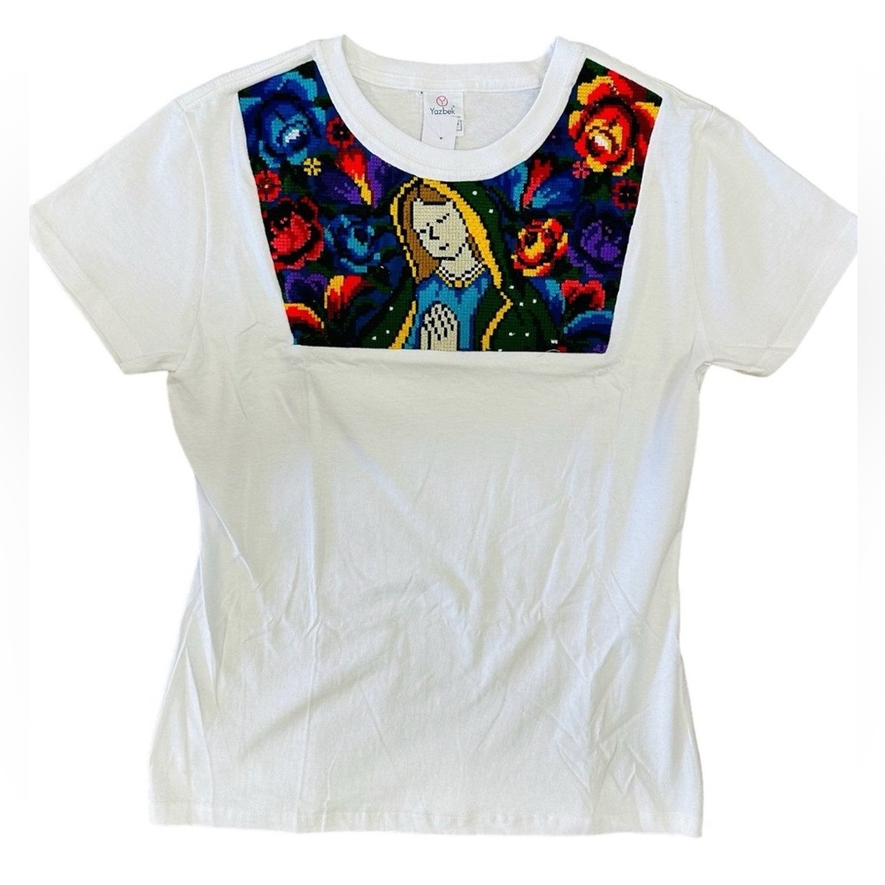 Lady Of Guadalupe White T-Shirt